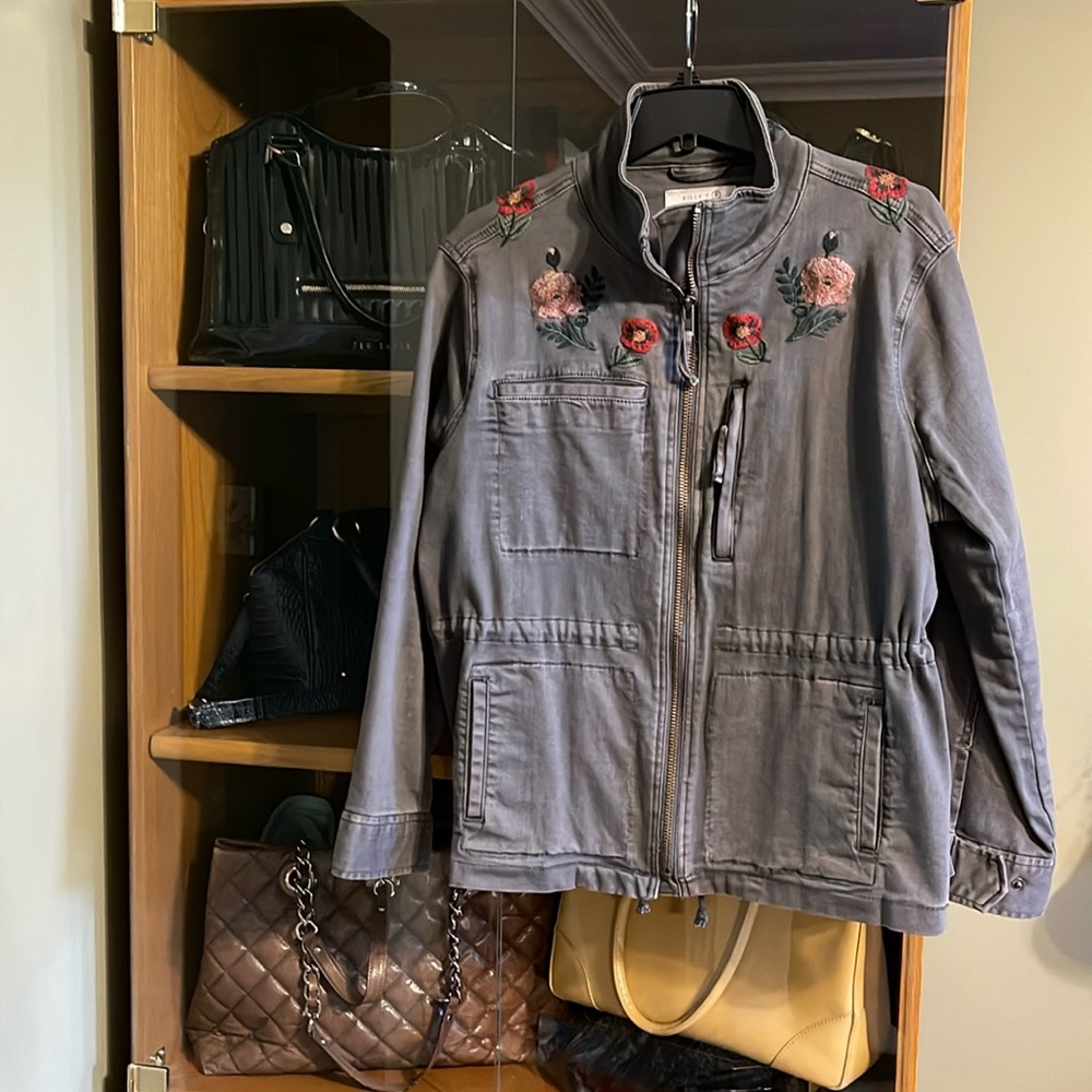 Billy T Embroidered Jacket, NWOT. Size 1X.